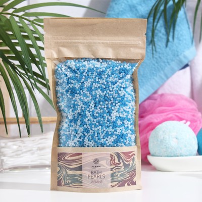 Жемчужины для ванны Fabrik Cosmetology с эфирным маслом жасмина, новогодние, 190 г