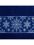 Полотенце новогоднее махровое «Этель. Снежинки ажурные», 30×60 см, хлопок 100% - Фото 4