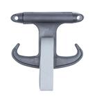 Крючок в автомобиль, крепление под саморез, черный - Фото 1