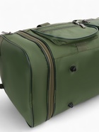 Сумка дорожная на молнии, с увеличением, 5 наружных карманов, зелёная - Фото 10