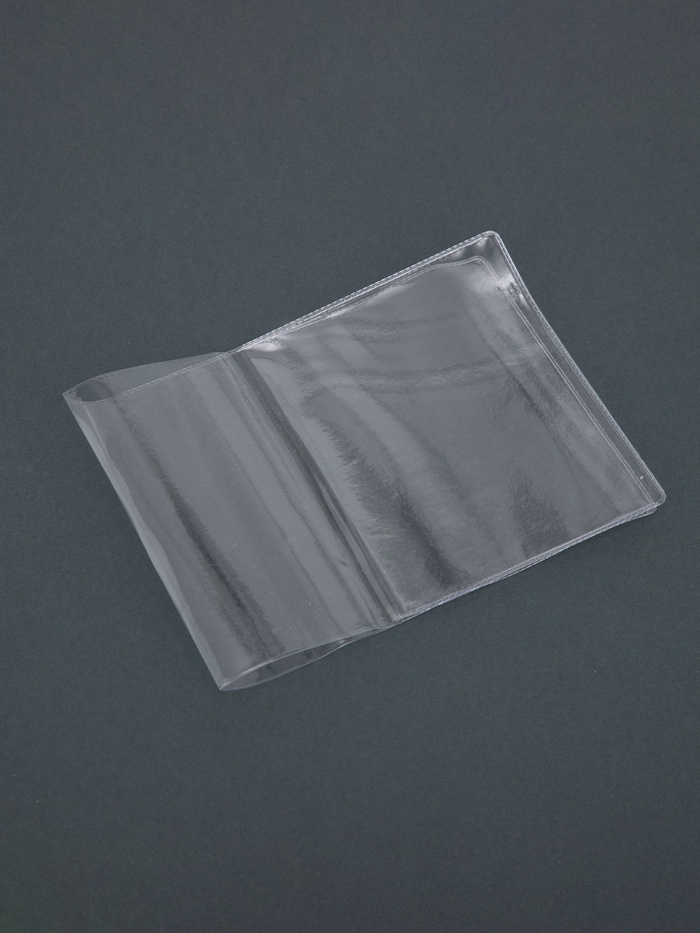 Обложка для зачётной книжки, 120 мкн, прозрачная - Фото 1