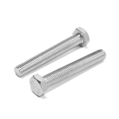 Болт ТУНДРА, оцинкованный, DIN 933, класс прочности 8.8, М12×80 мм, 1 кг