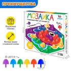 Мозаика круглая, 60 элементов с карточками, 6 цветов - Фото 3