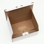 Коробка-пенал, белая, 26 х 19 х 10 см - Фото 3