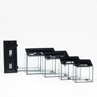 Комплект аквариумов с крышками «Матрёшка» - 5 шт., Прямоугольный Атолл, 13, 16, 29, 40, 52 л - Фото 3