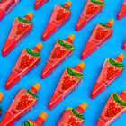 Десерт желейный "Фруктовые дольки" клубника, 55 мл (комплект 5 шт) - фото 24058813