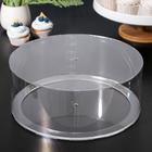 Фальшярус для торта, цилиндр, d=30 см, h=12 см, прозрачный - Фото 1