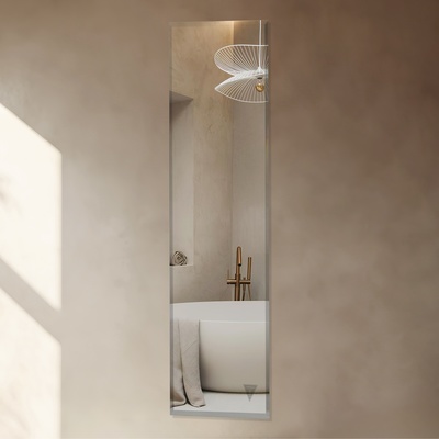 Зеркало интерьерное настенное EVOFORM, с фацетом 15 мм, 40×120 см