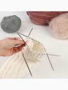 Спицы для вязания, чулочные, гибкие, d=2 мм, 21 см, 3 шт. - Фото 4