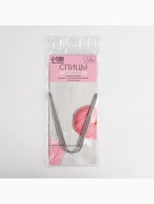 Спицы для вязания, чулочные, гибкие, d=2 мм, 21 см, 3 шт. - Фото 5