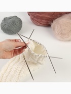 Спицы для вязания, чулочные, гибкие, d=3 мм, 21 см, 3 шт. - Фото 4