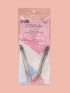 Спицы для вязания, чулочные, гибкие, d=3.5 мм, 21 см, 3 шт. - Фото 5