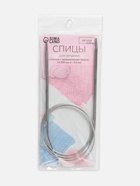 Спицы круговые, для вязания, с металлическим тросом, d=4.5 мм, 14/100 см - Фото 5