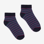 Носки женские махровые укороченные, цвет синий, размер 23-25 - фото 50952754