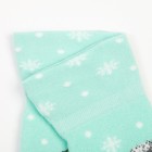 Носки детские махровые, цвет мятный/светло-серый меланж, размер 16-18 - Фото 2