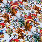 Бумага упаковочная глянцевая "Праздник во дворе", двусторонняя, 70 х 100 см 7089677