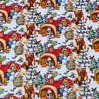 Бумага упаковочная глянцевая "Праздник во дворе", двусторонняя, 70 х 100 см 7089677