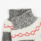 Носки женские шерстяные «Олени», цвет белый, размер 25 - фото 25442894