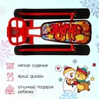 Снегокат «Тимка спорт 1+» Граффити, красный, ТС1+/GR Nika Kids - Фото 3