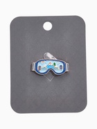 Значок «Очки сноубордиста» виды, цветной в золоте 6869913