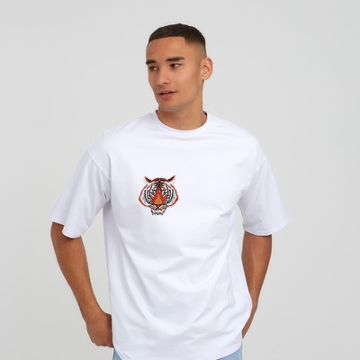 Термоаппликация «Мордашка тигра», 9.2×8.9 см, оранжевая