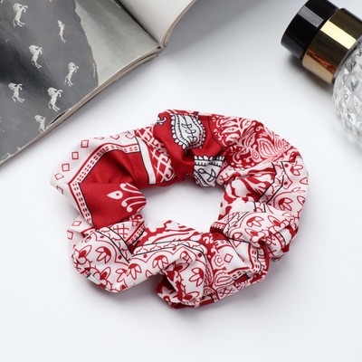 Резинка для волос «Орбита», цветочный принт, 10 см, МИКС