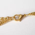 Кулон "Цепь" круг, цвет золото, 65 см - фото 24422740