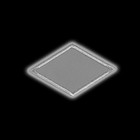 Светоотражающая термонаклейка «Ромб», 7 × 4,5 см, цвет серый - Фото 2