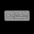Светоотражающая термонаклейка «Sport», 5,7 × 2,3 см, цвет серый - Фото 2