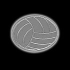 Светоотражающая термонаклейка «Мяч», 6,5 × 5,2 см, цвет серый - Фото 3