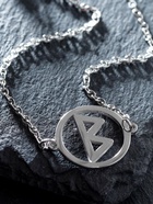 Браслет-оберег «Руны» женская сила, цвет серебро, 17 см - фото 23533404