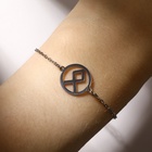 Браслет-оберег «Руны» богатство, цвет серебро, 17 см - Фото 3