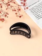 Крабик для волос «Глянец», утончённая дуга, 6.5?3 см, чёрный (комплект 12 шт) - фото 52559704