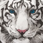 Полотенце Снежный тигр 45х60 см, лен 50%, хлопок 50%, 160г/м2 - Фото 3
