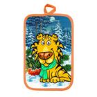 Прихватка прямоугольная 22х15 см, МИКС, поролон, пэ 100% - Фото 1