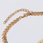 Чокер «Металлика» лепестки, цвет золото, L=30 - Фото 2