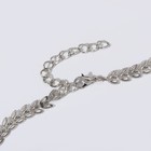 Чокер «Металлика» лепестки, цвет серебро, L=30 см - Фото 2