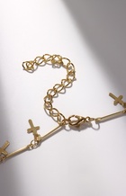 Чокер «Металлика» крестики, цвет золото, L=30 см - Фото 5