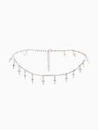 Чокер «Металлика», крестики, цвет серебро, L=30 см - Фото 2