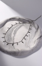 Чокер «Металлика» крестики, цвет серебро, L=30 см - Фото 2