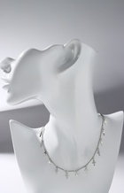 Чокер «Металлика» крестики, цвет серебро, L=30 см - Фото 3