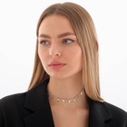 Чокер «Металлика» крестики, цвет серебро, L=30 см - Фото 7