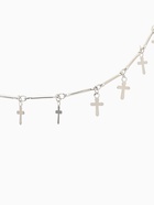 Чокер «Металлика», крестики, цвет серебро, L=30 см - Фото 5