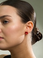 Серьги пусеты QF «Романтика», 12 пар, сердечки, цветные в золоте - Фото 2