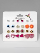 Серьги пусеты 12 пар «Сердечки» свидание, миксы - Фото 5