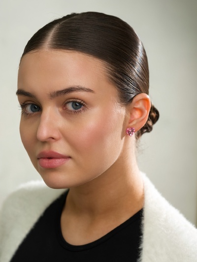 Серьги пусеты 12 пар «Сердечки», свидание, миксы