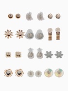 Серьги пусеты 12 пар «Вкусняшки» тропика, цветные в золоте - Фото 3