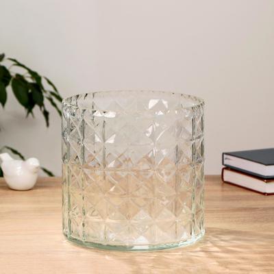 Ваза «Эмилия-1», 4.7 л, 19.5×19.5 см, стекло, прозрачная