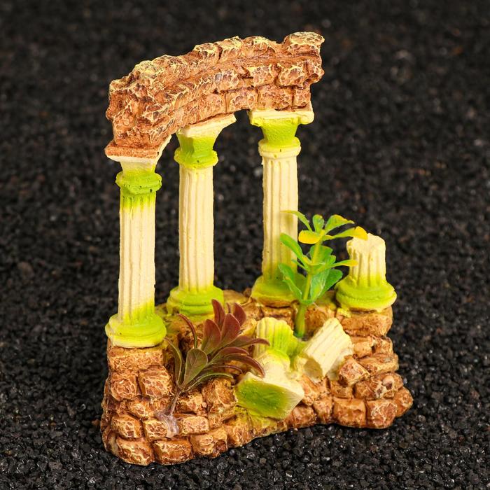 Аквадекор «Античные руины», 14×7×16 см - Фото 1