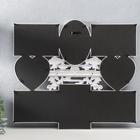 Фоторамка - коллаж на 8 фото 10×10, 10×15 см «Восход солнца», пластик, мультирамка, белый, 44.5×49.5 см - Фото 3